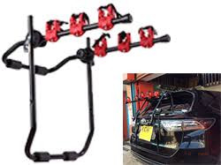 3-Bike Trunk Mount Rack for Cars – Rear Car Bike Carrier for Transporting Up to 3 Bicycles