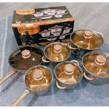 Engenburg 12-Piece Stainless Cookware Set – Complete Kitchen Set