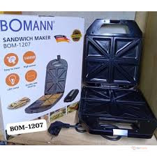 BOM-1207 Sandwich Maker | Double-Sided Heating Electric Sandwich Toaster