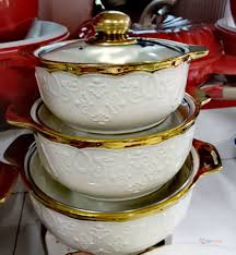 Ceramic Serving Bowls – Elegant Kitchen Bowls for Serving Food, Snacks & Family Meals