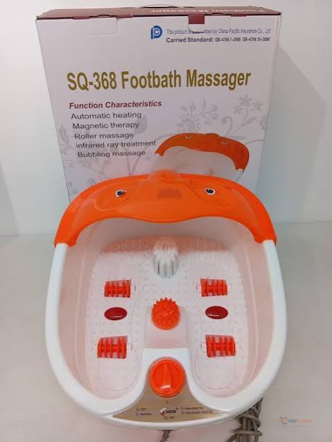 Foot Spa Heated Bath with Massage Rollers, Vibration & Bubbles