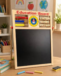 2-in-1 Multipurpose Blackboard for Kids – Double-Sided Educational Drawing and Writing Board | OrderMania Kenya