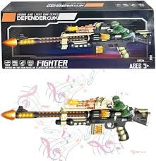 Battery Operated Toy Gun with Sound & Light – Interactive Pretend Play Toy for Kids, Indoor & Outdoor Fun