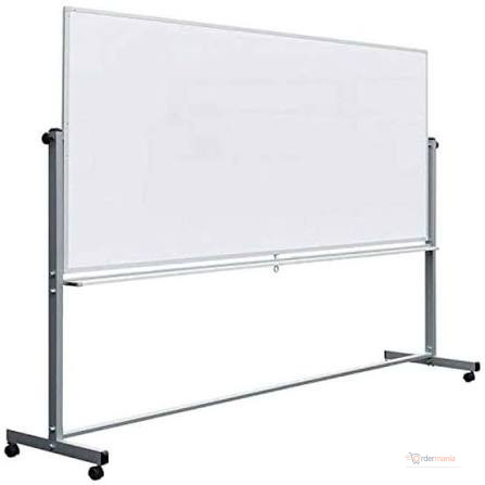 Magnetic Dry-Erase Whiteboard 90×120cm – Aluminum Frame Office & School Writing Board with Marker and Eraser