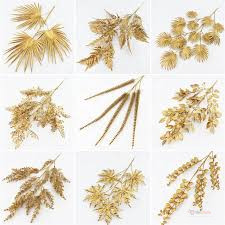 Artificial Golden Maple Leaf Plant – Decorative Christmas Plant for Home, Office, Party and Wedding Décor