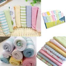 8 Assorted Infant Newborn Bath Towel Washcloths – Baby Bath & Cleaning Cloths for Newborns, Infants & Everyday Care