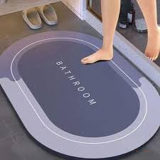 Super Absorbent Anti-Slip Bathroom Mat – Quick-Dry Bath & Shower Floor Mat, Non-Slip Water Absorbing Bathroom Rug for Home