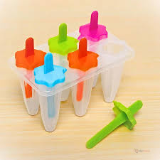 6-in-1 Popsicle Moulds – Homemade Ice Cream and Ice Lolly Maker for Fun Frozen Treats