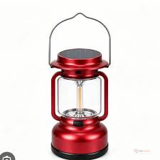 Solar LED Lantern with Hanging Handle – Portable Solar Light for Home, Camping, Outdoor & Emergency Use