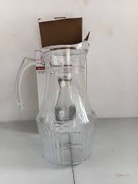 1.8L Luminarc Glass Jug – Stylish Water & Juice Serving Pitcher for Home, Dining & Entertaining