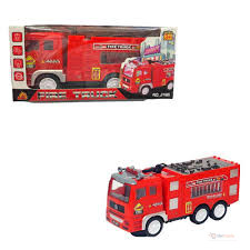Kids Battery-Operated Fire Truck Toy with Lights & Sounds – Interactive Fire Engine for Children