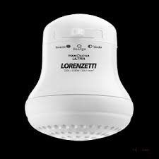 Lorenzetti Instant Hot Water Heater Shower Head – Fast Heating Electric Shower, Instant Hot Water Bathroom Shower Head for Home & Rental Use
