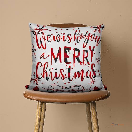 45x45cm Double-Sided Christmas Cushion Cover – Festive Throw Pillow Case for Home Décor