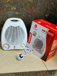 Nunix Fan Heater NH-01 – Portable Electric Room Heater with 2 Heat Settings & Adjustable Thermostat for Home & Office