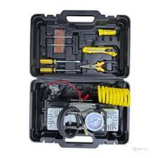Portable 2-Cylinder Air Compressor with Digital Pressure Gauge – Car Tyre Inflator