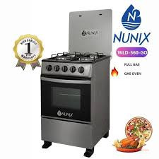New Model Nunix 50×55 Full Gas Standing Cooker – Freestanding Gas Cooker for Home Cooking