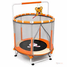 4ft Kids Trampoline – Indoor Children’s Mini Trampoline with Protective Design