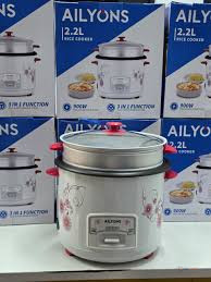 AILYONS 2.2L 900W Rice Cooker – Electric Rice Cooking Appliance for Everyday Family Meals