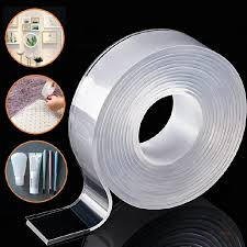 Nano Tape High-Viscosity Mesh Double-Sided Tape 1mm × 2cm × 5m – Adhesive Fixing Tape