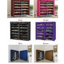 CYFAZA 6-Tier Shoe Rack Organizer – Dust-Proof Stainless Steel Free Standing