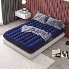 Intex 3×6 Inflatable Mattress Airbed with Free Pump – Inflatable Sleeping Mattress for Home, Guests, Camping & Travel