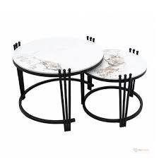 2-in-1 Executive Pure Marble Table – Elegant Modern Office Furniture