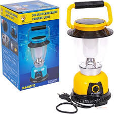 3-in-1 Rechargeable LED Lantern – Solar, Electric & Battery Charging Emergency Light