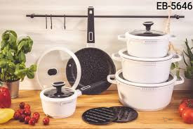 Edenburg 12pc Cookware Set – Complete Cooking Pots for Your Kitchen