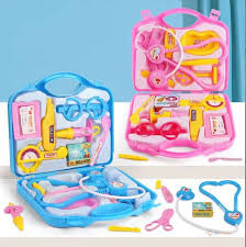 Kids Doctor Play Set Medical Kit Toy with Carry Case – Pretend Doctor & Dentist Role Play Set for Boys & Girls