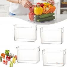 Acrylic Fridge Storage Containers – Kitchen Organizer for Neat and Convenient Food Storage