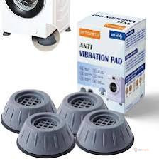 4pcs Universal Anti-Vibration Pads for Washing Machines – Shock & Noise Reducing Pads