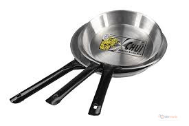 Stainless Steel Frying Pan Deep Flat Skillet for Eggs, Chapati & Pancakes
