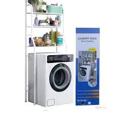 3-Tier Washing Machine Rack 72×25×155CM – Vertical Laundry Storage Organizer for Bathroom, Laundry Room & Home
