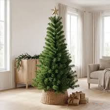Hand-Woven Christmas Tree Fence Decoration – Decorative Christmas Tree Base Skirt