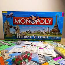 Monopoly Global Village Board Game – Classic Property Trading Game with International Landmarks & Cities Edition