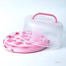 Cake Carrier and Display – Convenient Cake Storage, Transport and Serving Container
